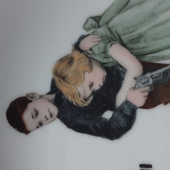 Norman Rockwell's "Courageous Hero"  American Family Series ll Plate 6.5" - Picture 2 of 8